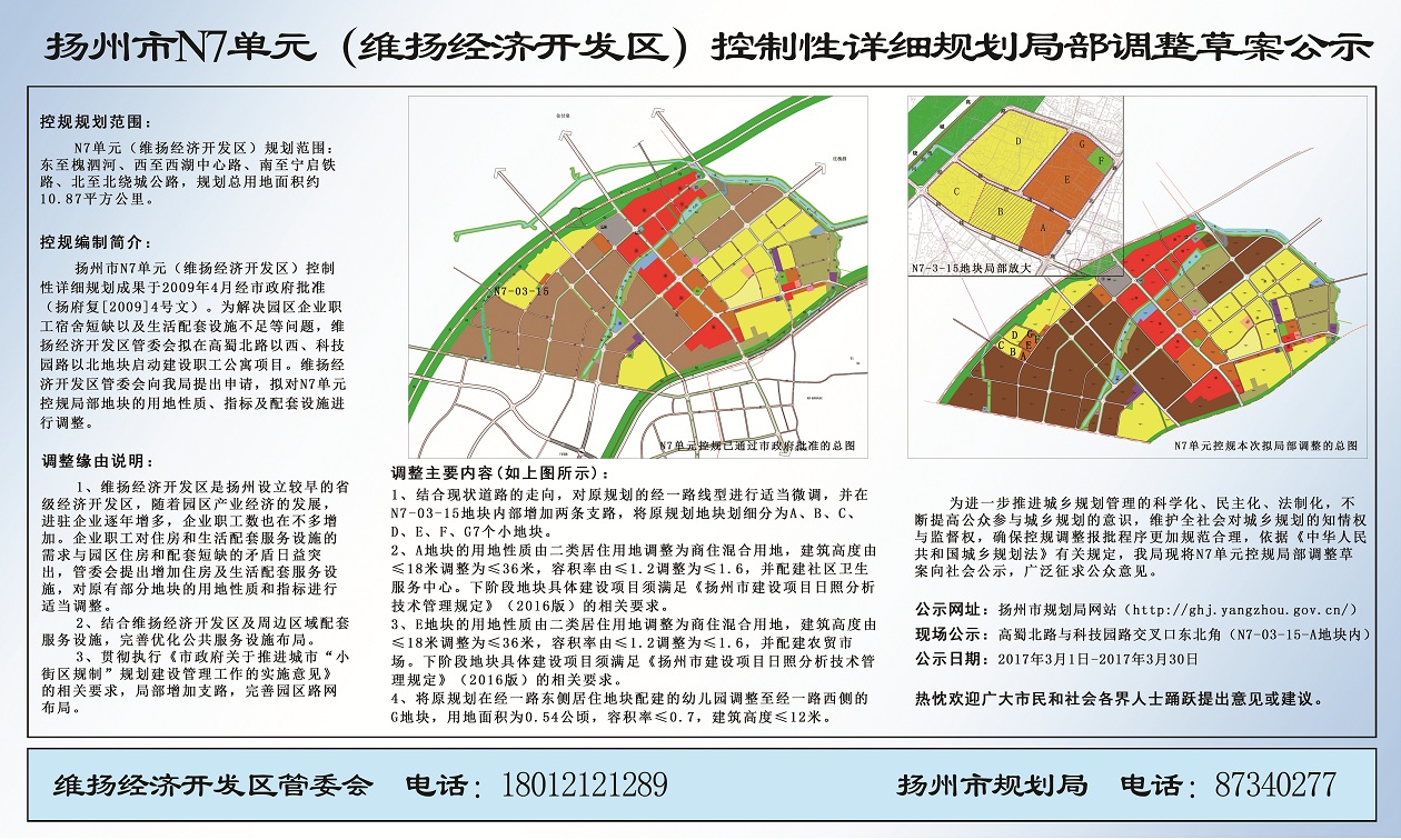 维扬区自然资源和规划局全新发展规划揭晓